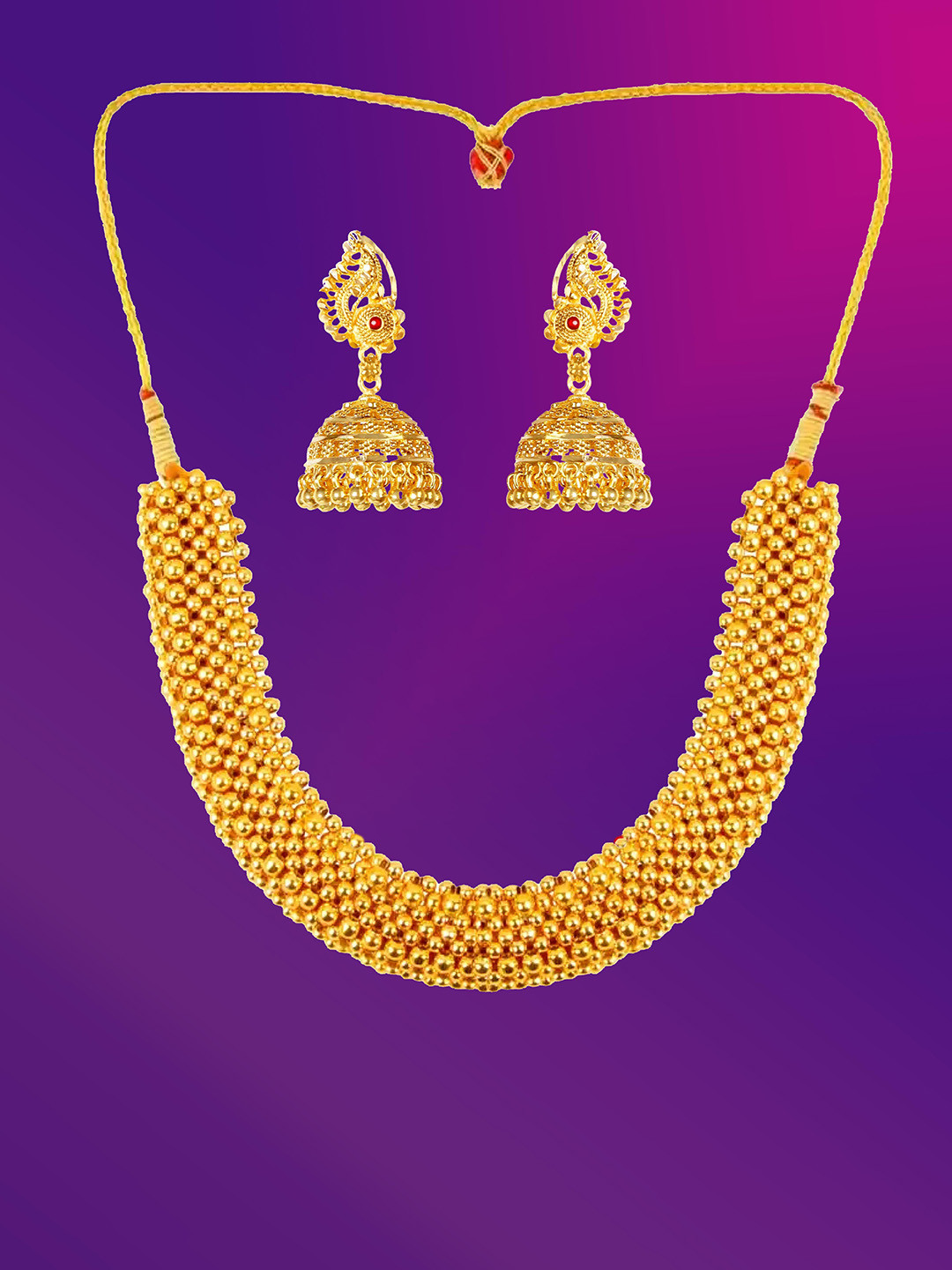 

Lila Gold-Plated Jewellery Set