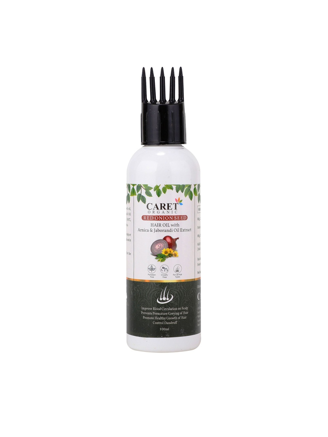 

CARET ORGANIC Red Onion Seed Anti-Hair Fall Oil- 100ml, White