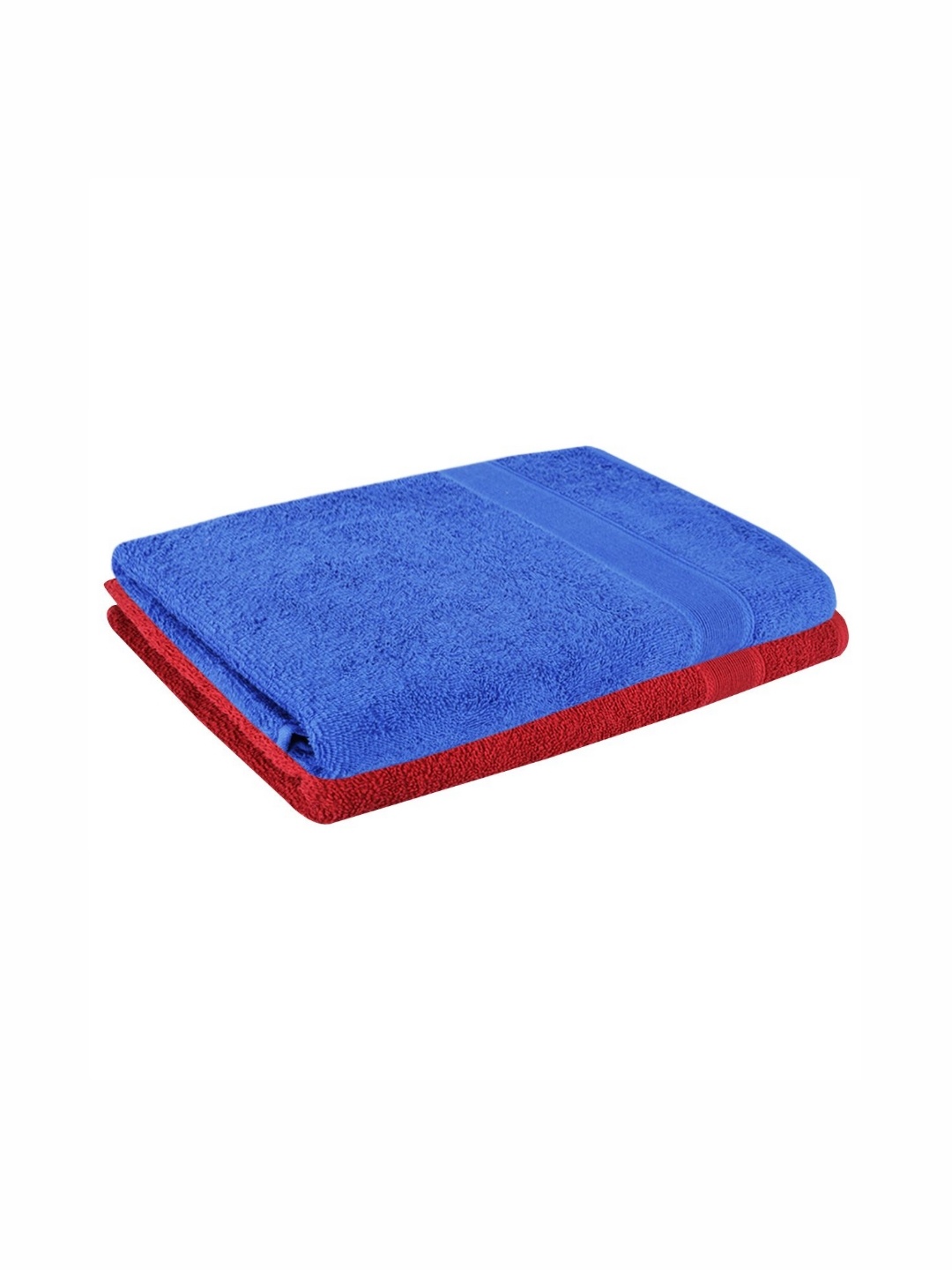 

Dollar Red & Blue 2 Pieces Cotton 400 GSM Bath Towels