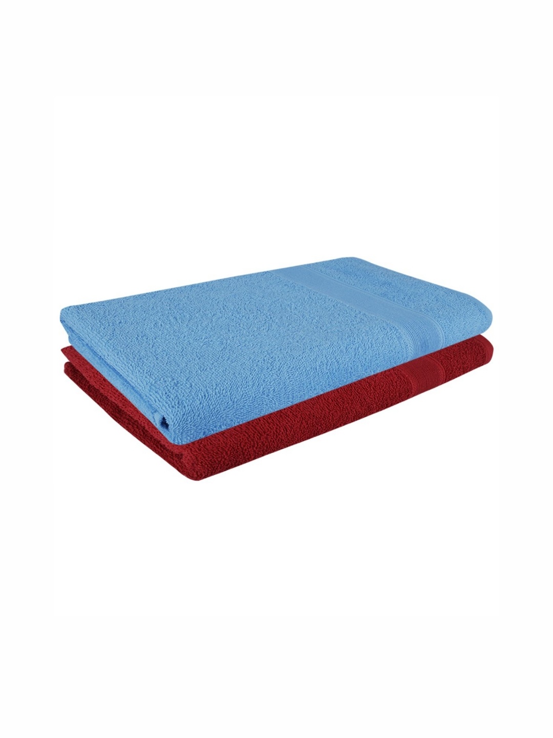 

Dollar Blue & Red 2 Pieces Cotton 400 GSM Bath Towel