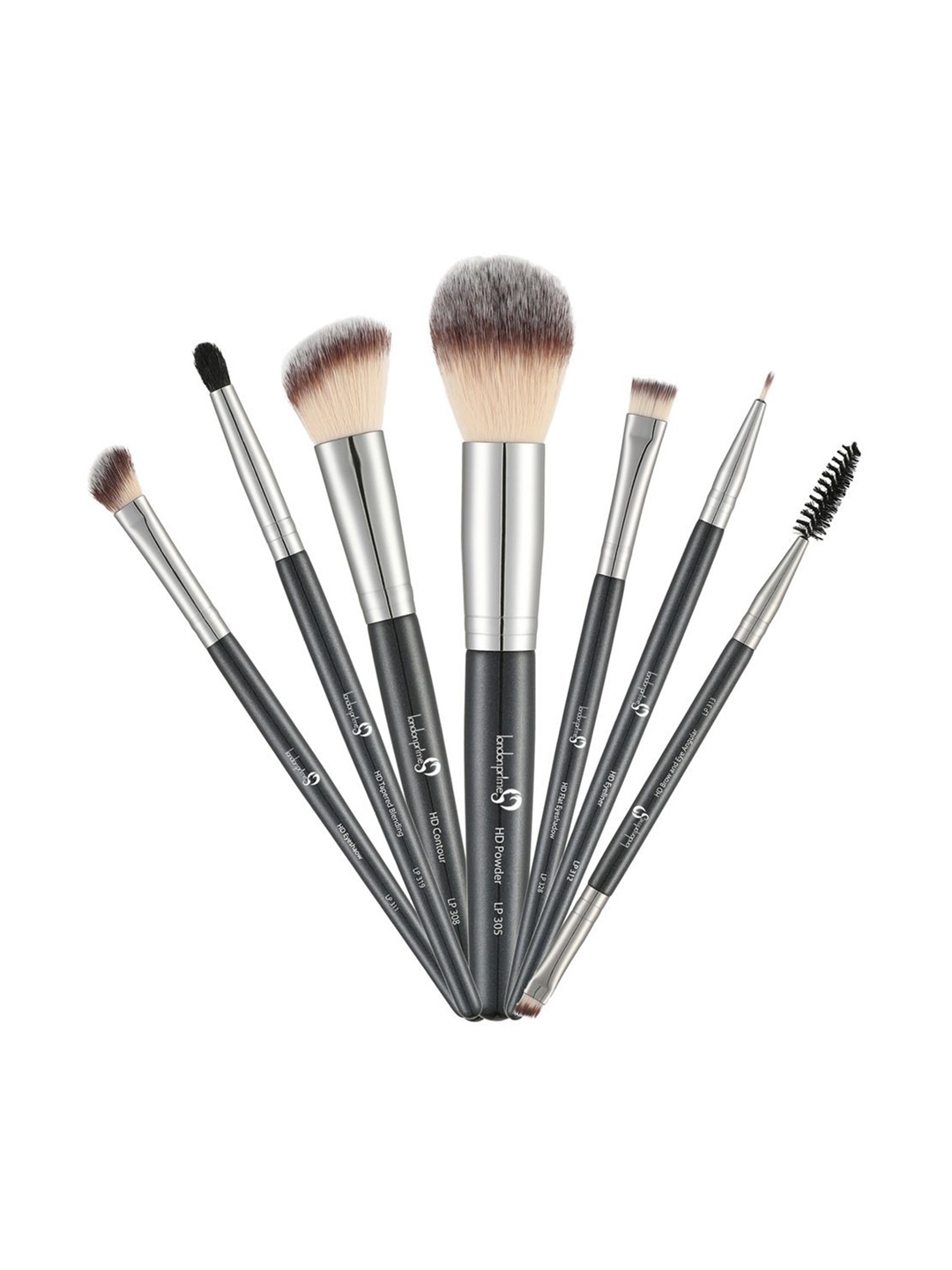 

LONDONPRIME Set Of 7 HD Premium Brush, Black