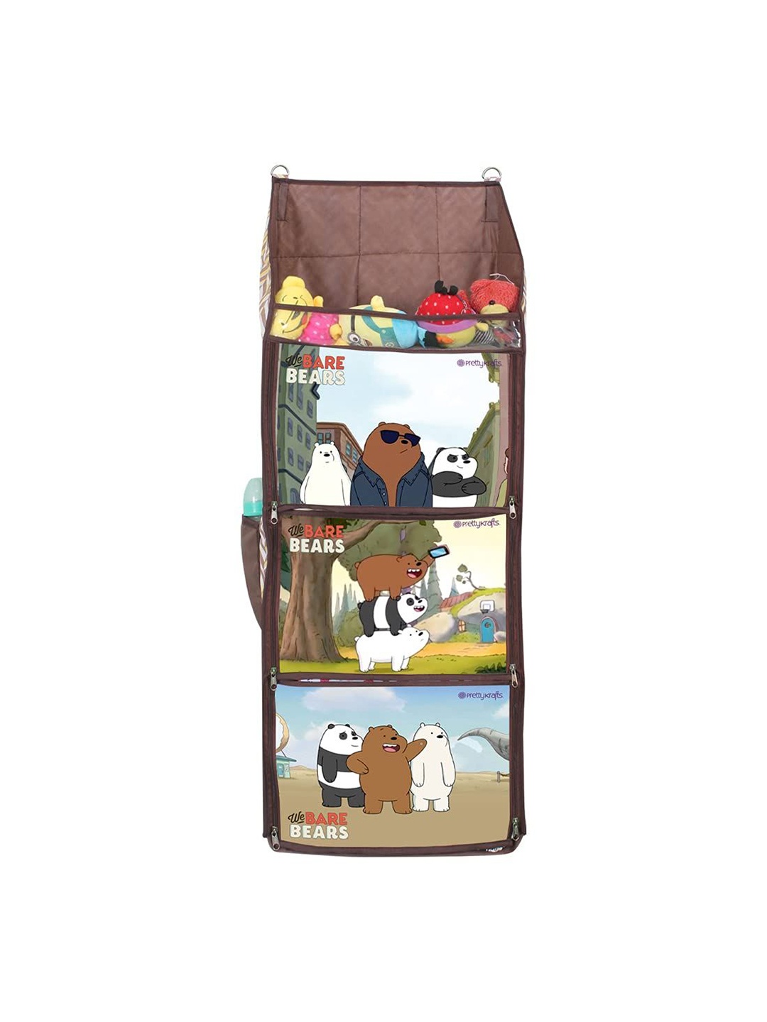 

prettykrafts Brown & Green Reusable Multi-Utility Organisers