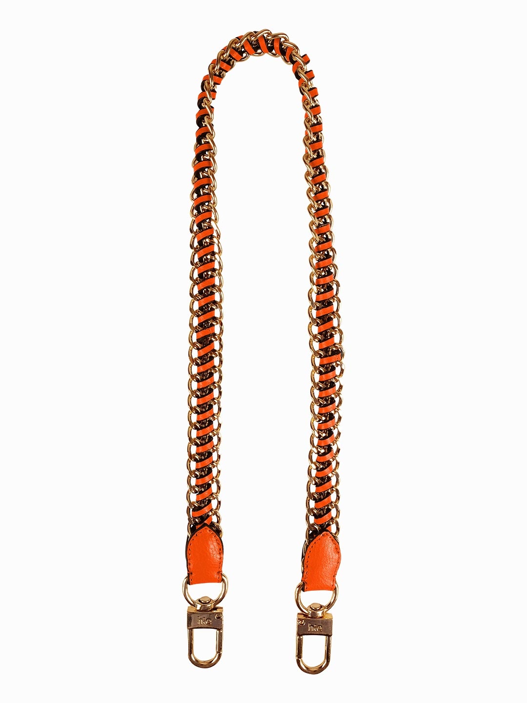 

HIE Leather Structured Sling Bag, Orange