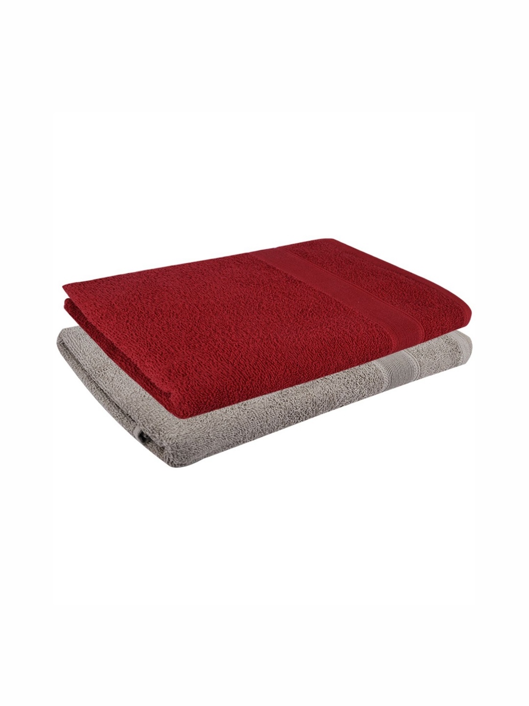 

Dollar Red & Brown 2 Pieces Cotton 400 GSM Bath Towel