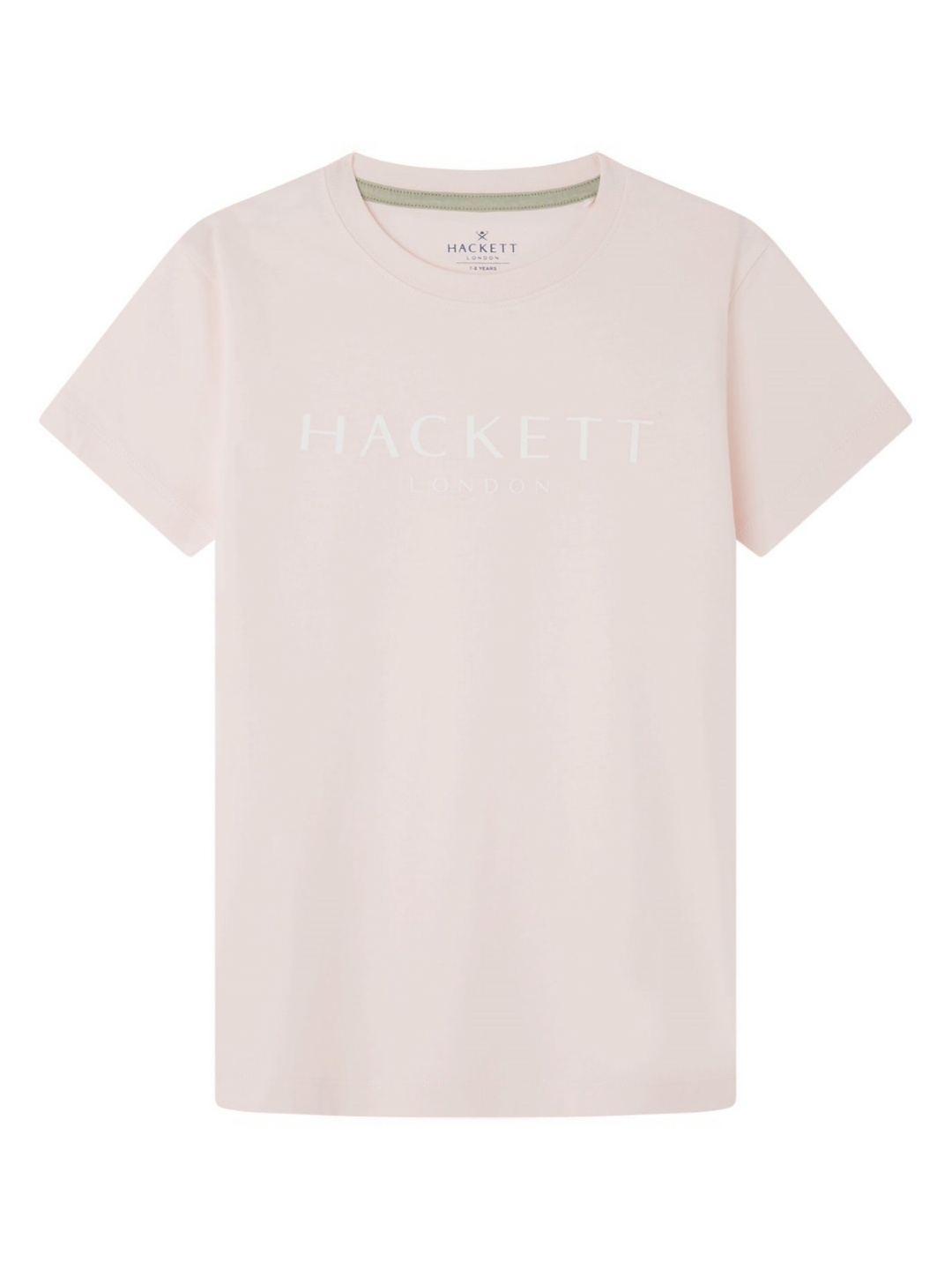 

HACKETT LONDON Boys Brand Logo Printed Slim Fit T-shirt, Pink