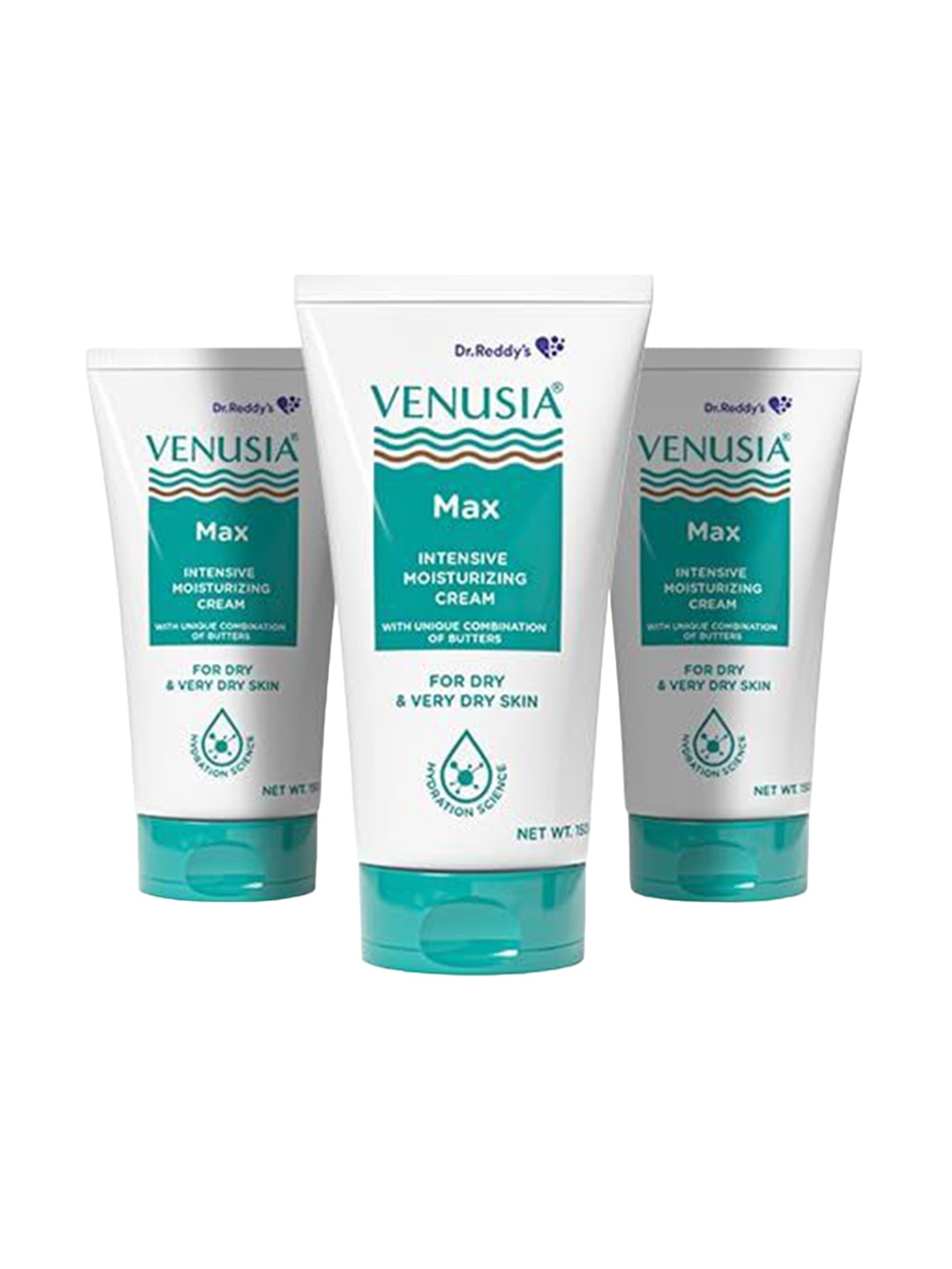 

Venusia Set Of 3 Max Intensive Moisturizing Lotion- 150 ml Each, White