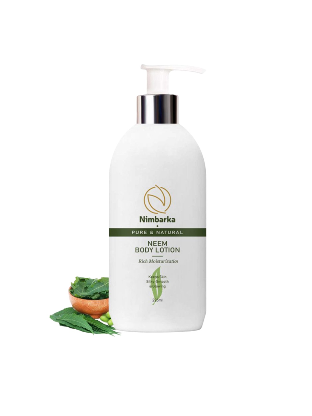 

Nimbarka Deep Moisturizing Neem body Lotion-225 ml, White