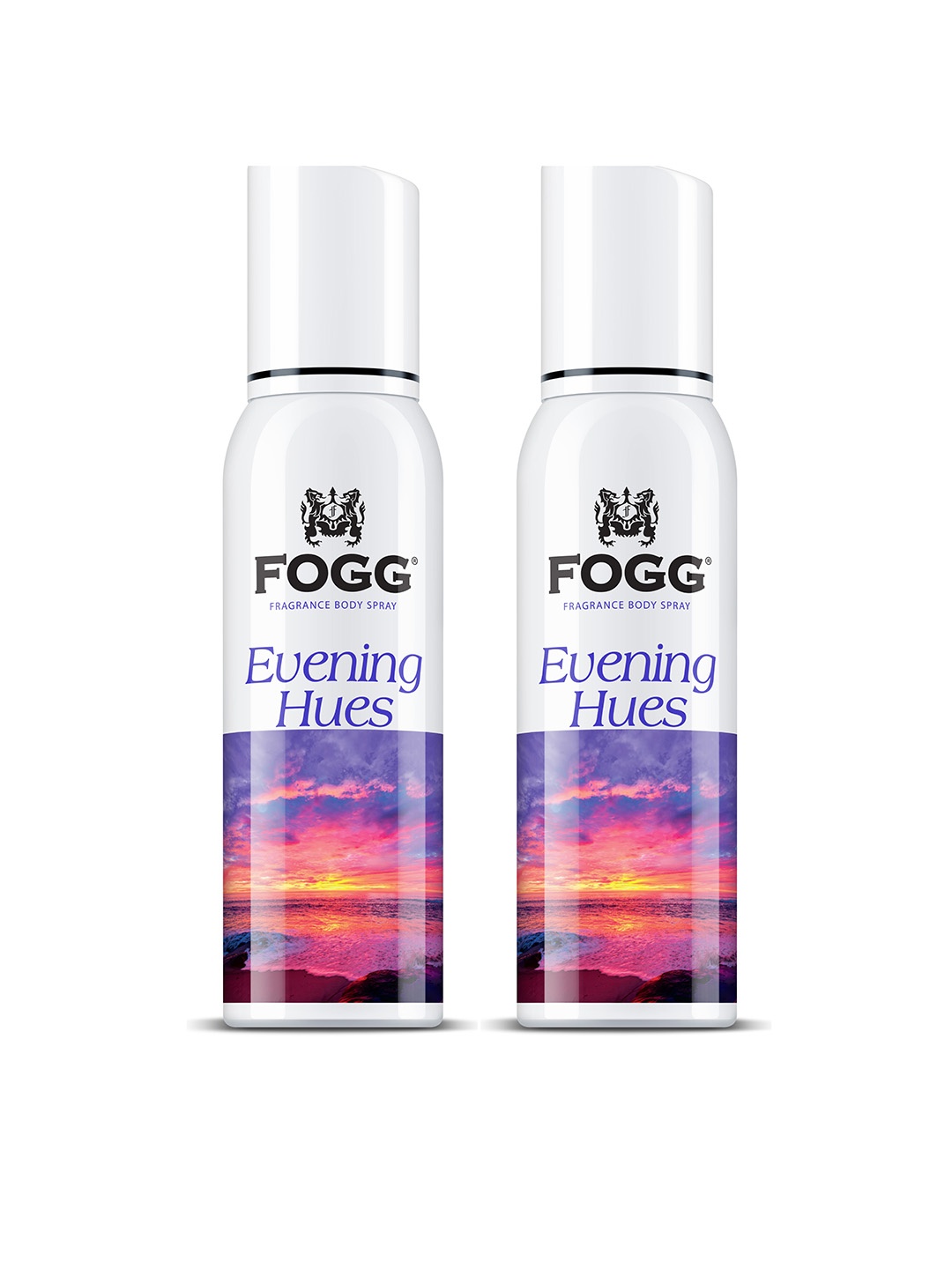 

Fogg Unisex Set Of 2 Evening Hues Fragrance Body Sprays - 150ml Each, White