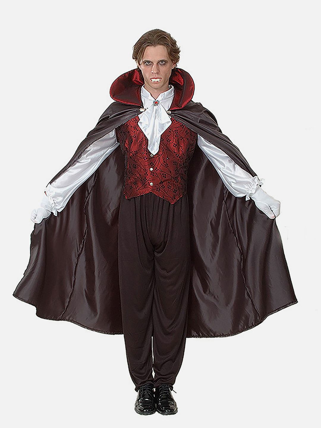 

Little Surprise Box LLP Victorian Vampire King Halloween Costume Dress, Black
