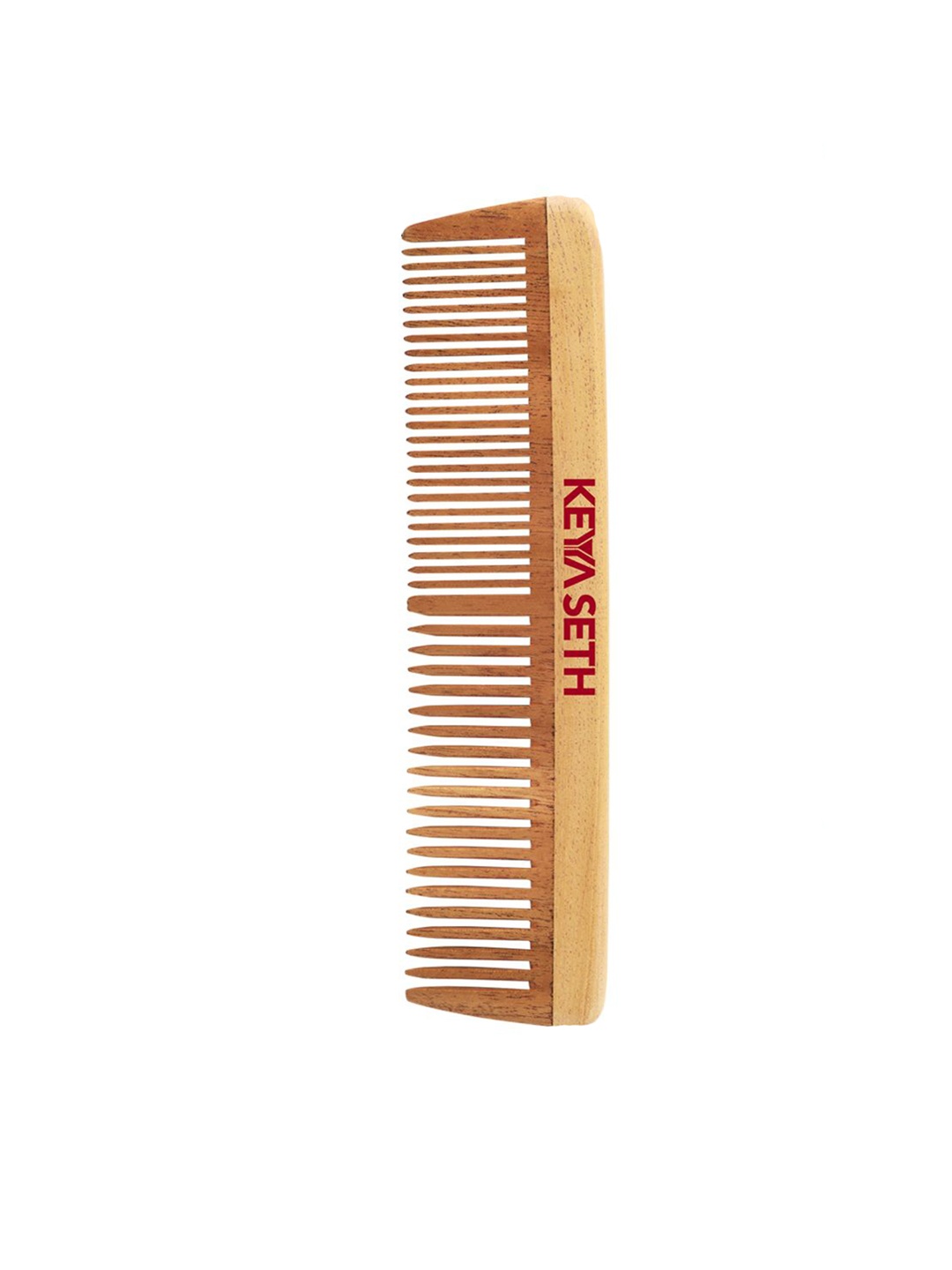 

KEYA SETH Neem Wooden Comb Wide Tooth For Hair Growth, Brown