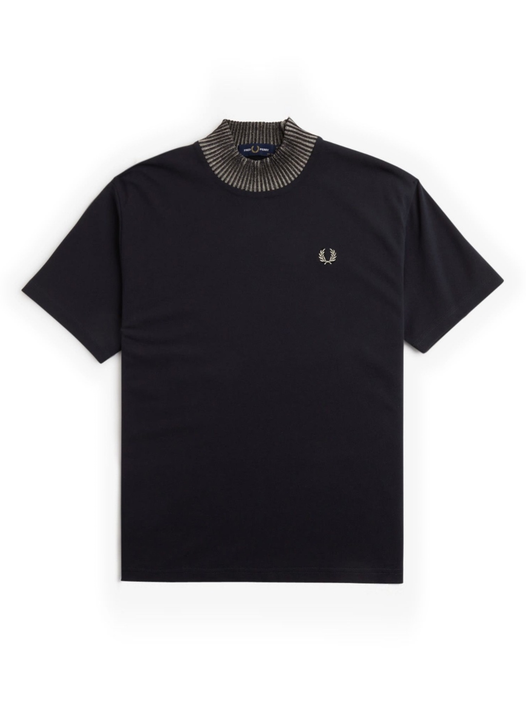 

Fred Perry Women Solid Round Neck Cotton Slim Fit T-shirt, Black