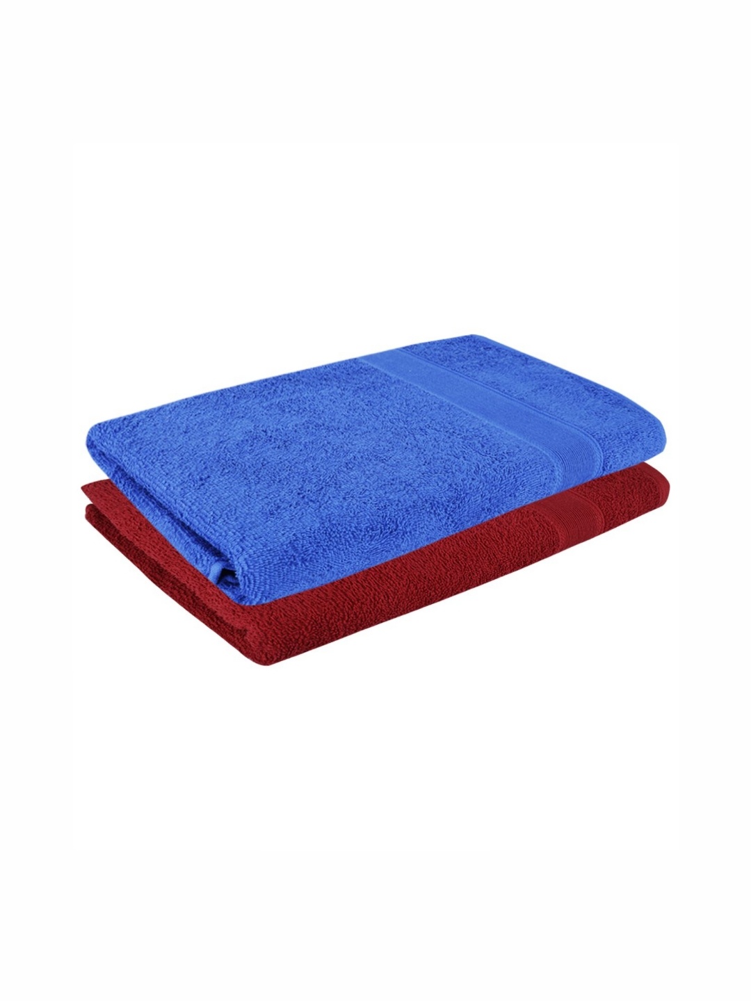 

Dollar Blue & Red 2 Pieces Cotton 400 GSM Bath Towels