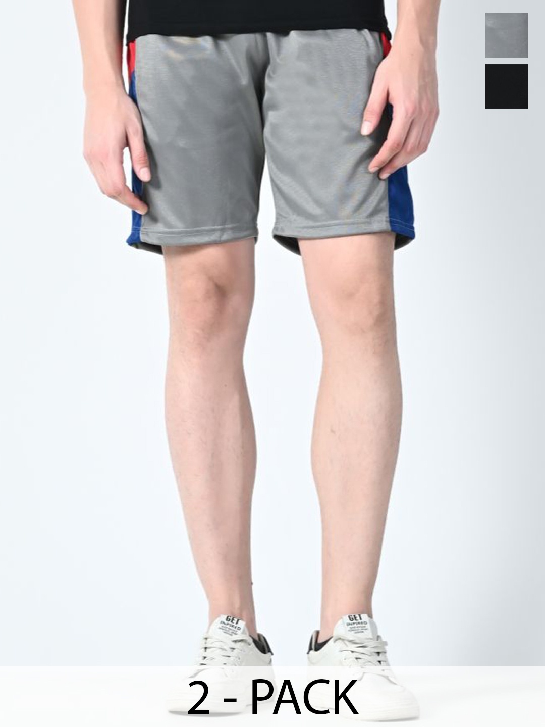 

BAESD Men High-Rise Solid Shorts, Multi