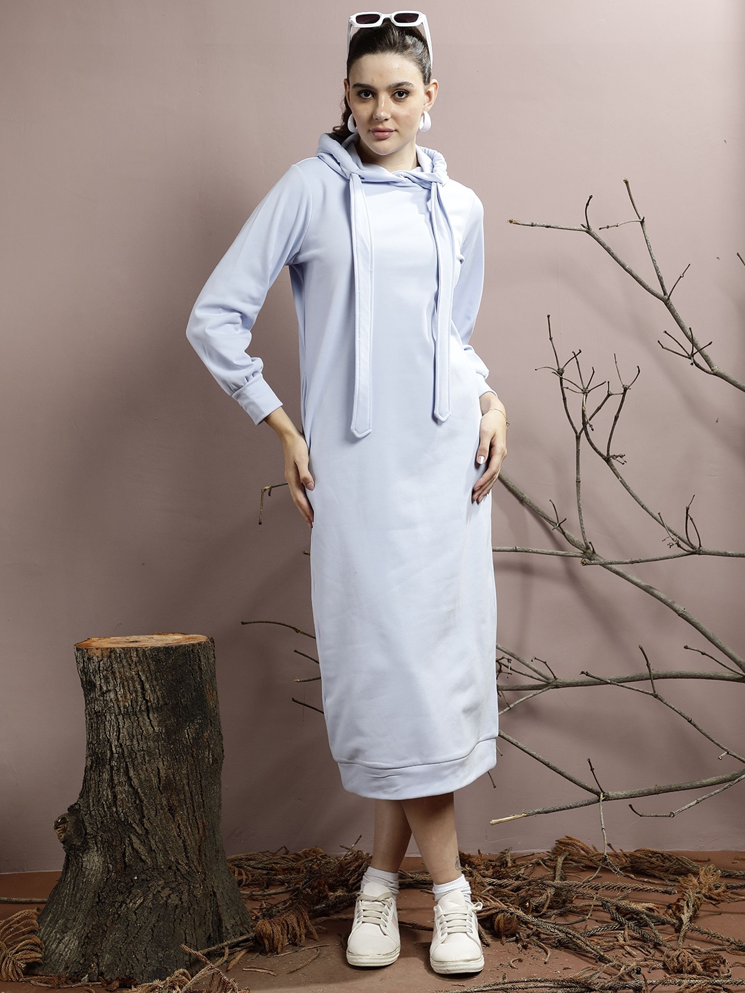 

Athena T-shirt Midi Dress, Blue