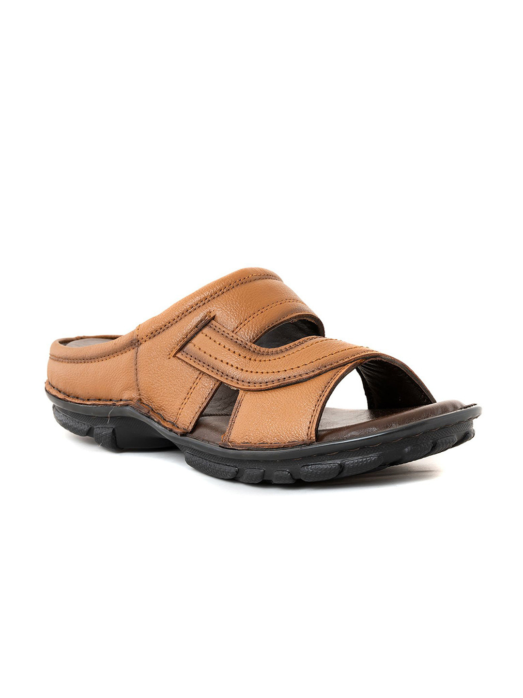

Khadims Men Comfort Slip-On Sandals, Brown