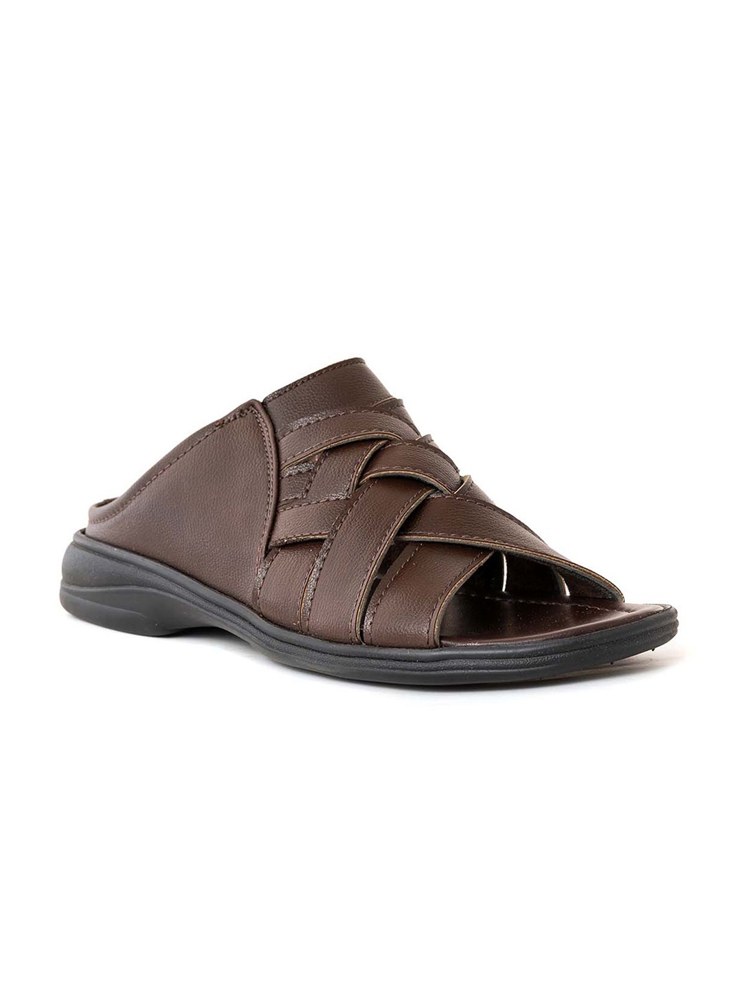 

Khadims Men Synthetic Comfort Sandals, Brown