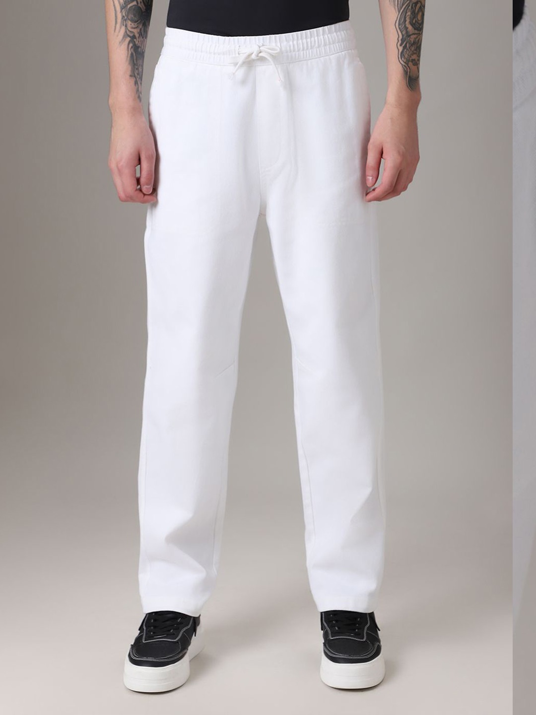 

Banana Club Men Straight Fit Denim Jeans, White