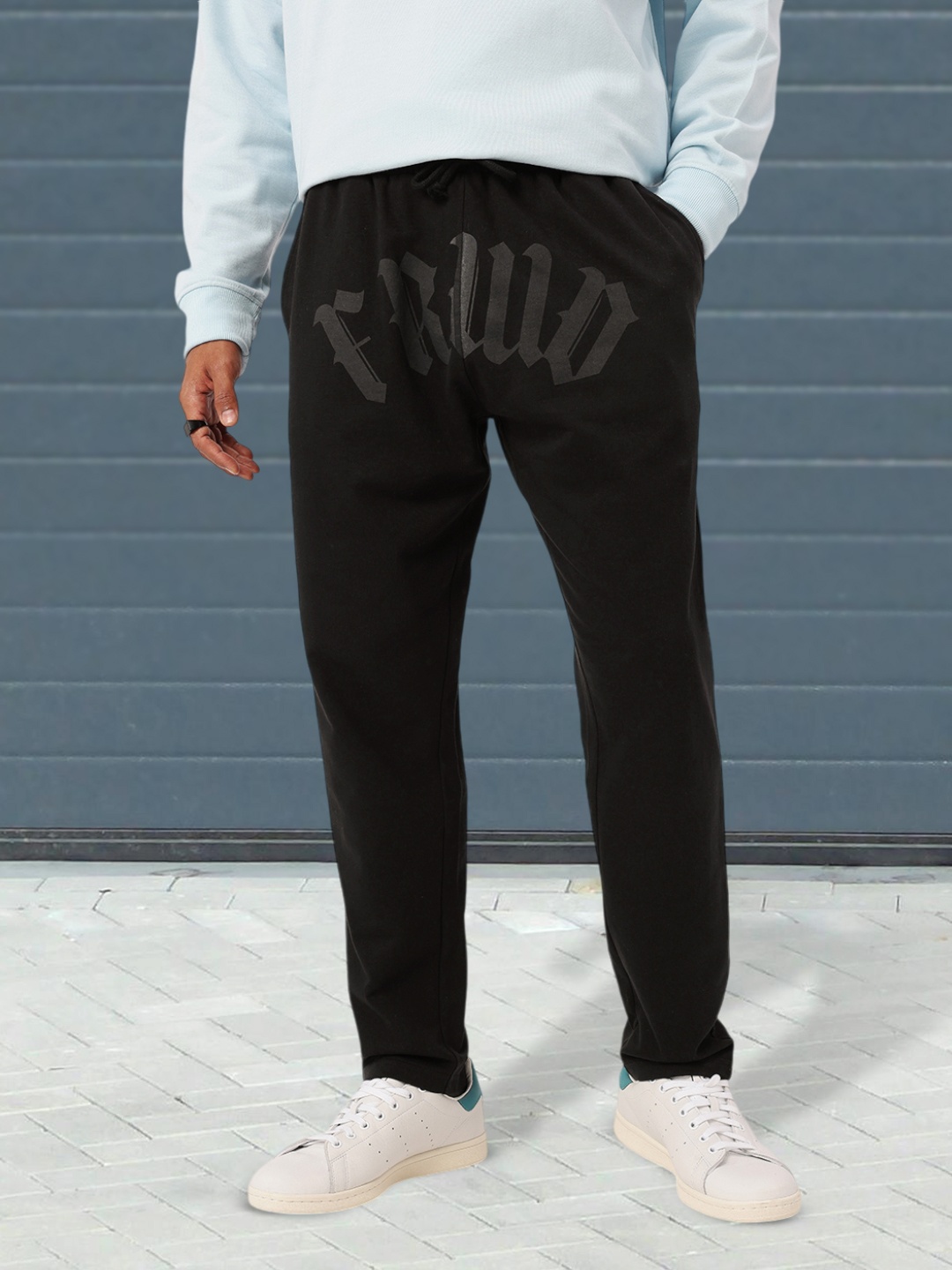 

Kook N Keech Men Urban Authentic Printed Relaxed Fit Track Pants, Black