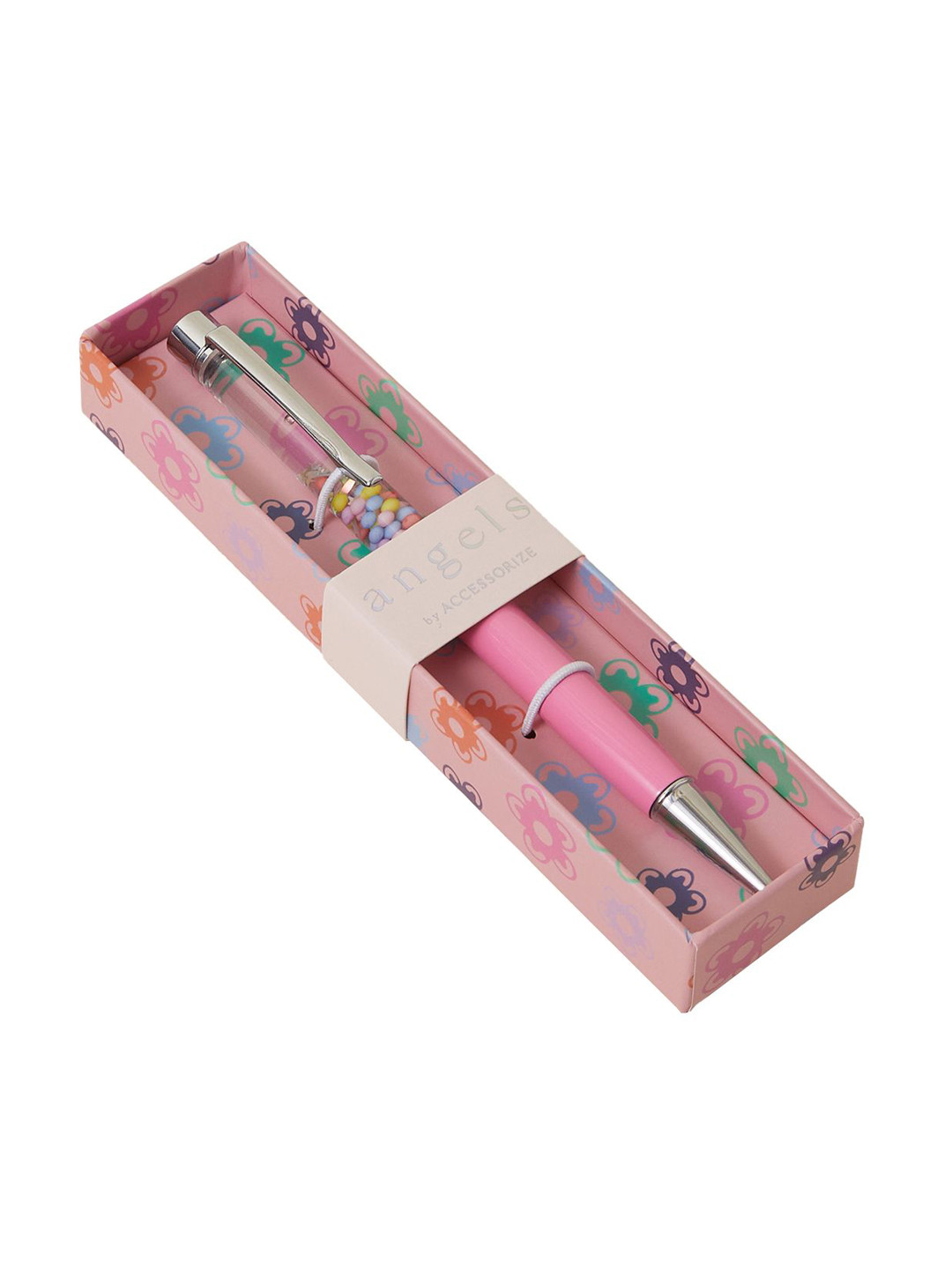 

Accessorize Self Design Sparkle Pen With Gift Box, Pink