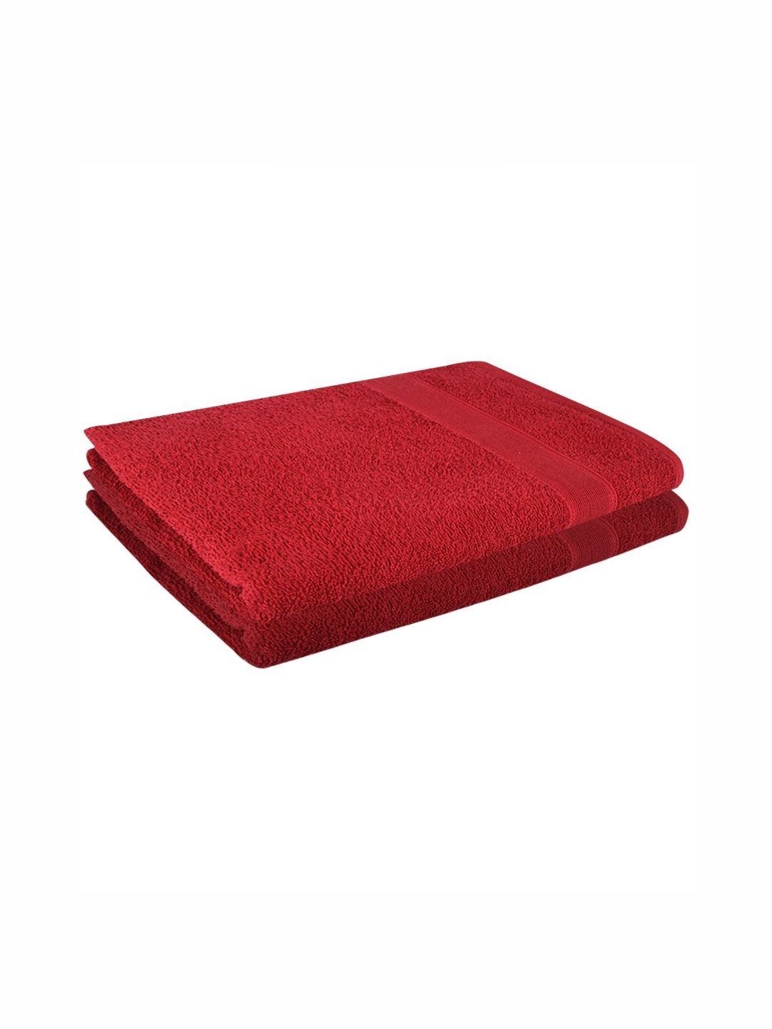 

Dollar Red & Maroon 2 Pieces Cotton 400 GSM Bath Towel