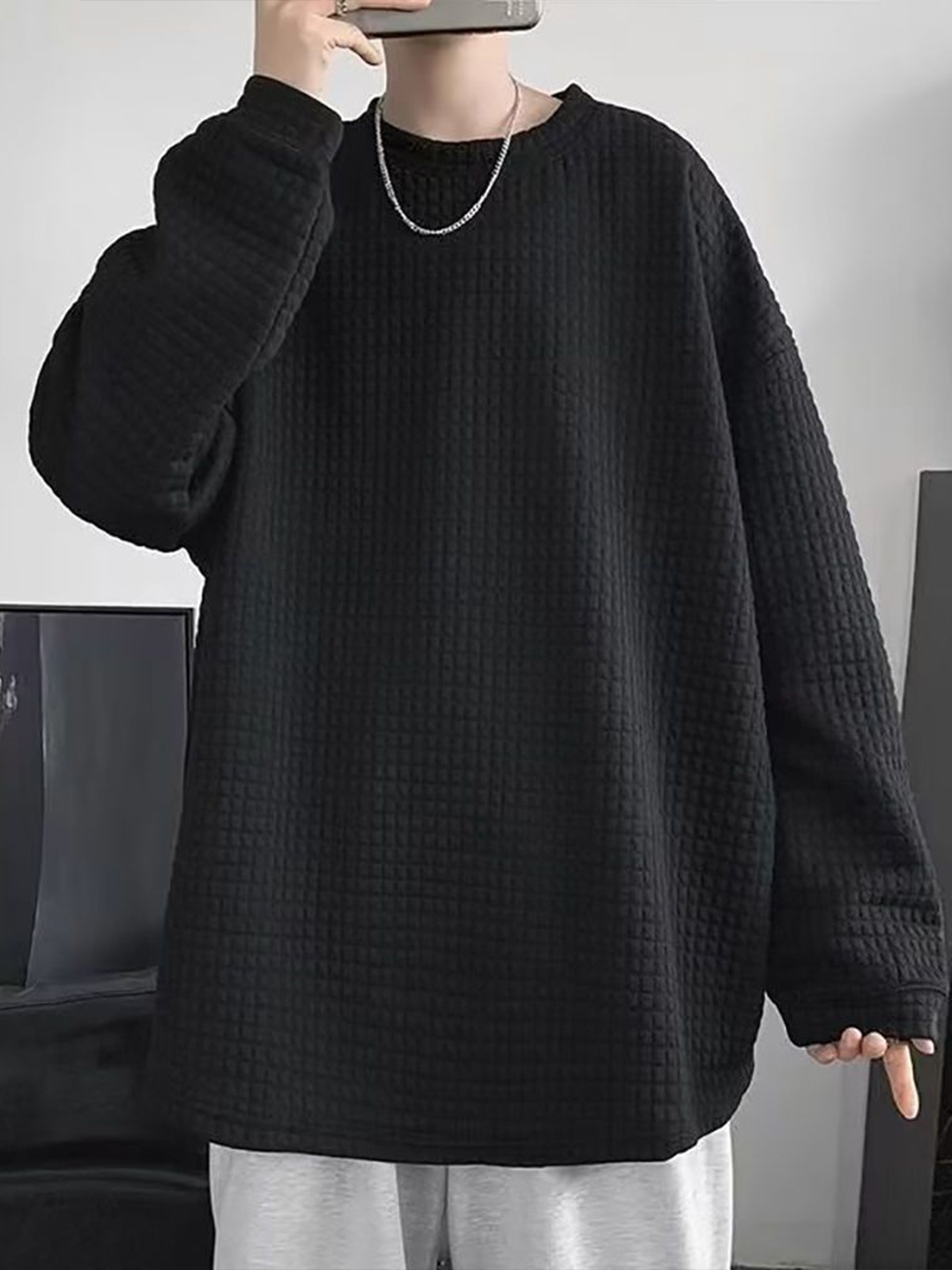 

StyleCast x Revolte Men Sweatshirt, Black