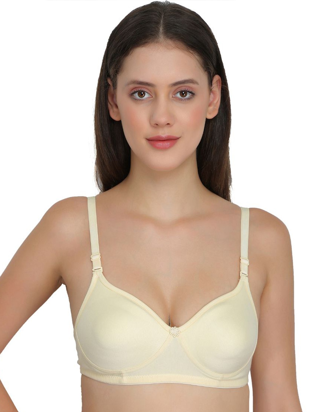 

don't Shy Women Solid Medium Coverage Everyday Bra, Sea green