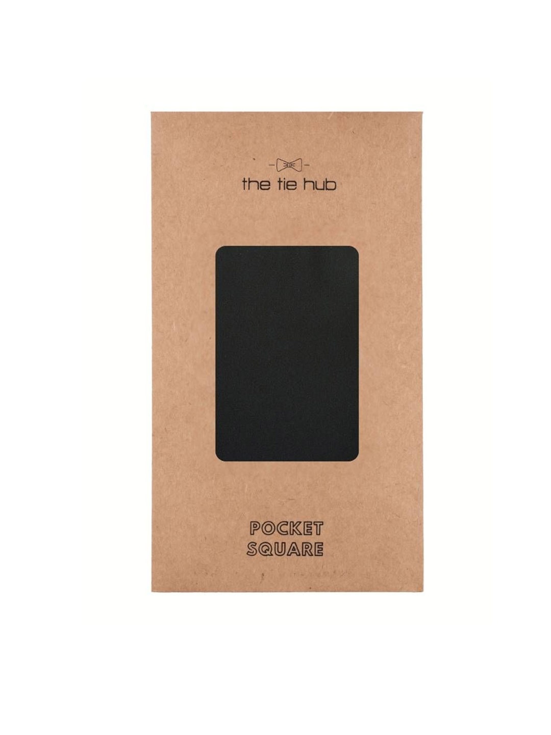 

The Tie Hub Microfiber Pocket Square, Black