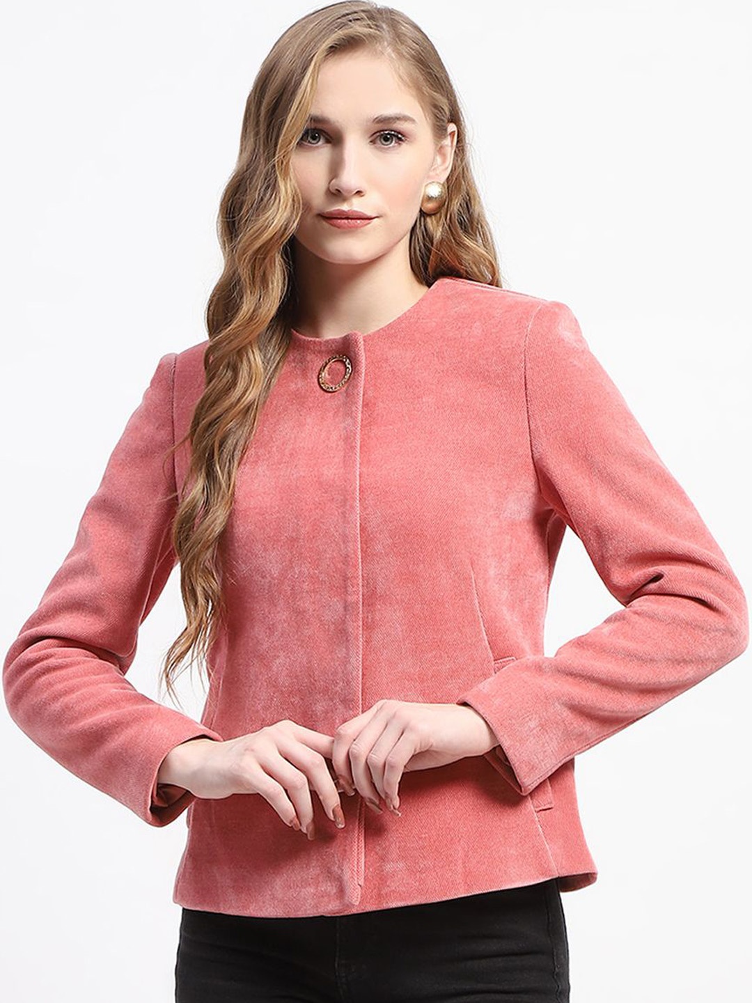 

Madame Single-Breasted Overcoats, Pink