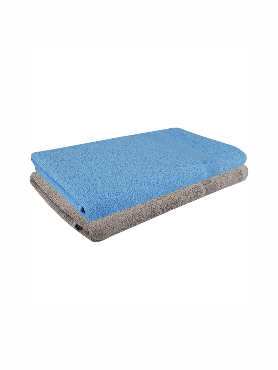 

Dollar Blue & Grey 2 Pieces Cotton 400 GSM Bath Towels