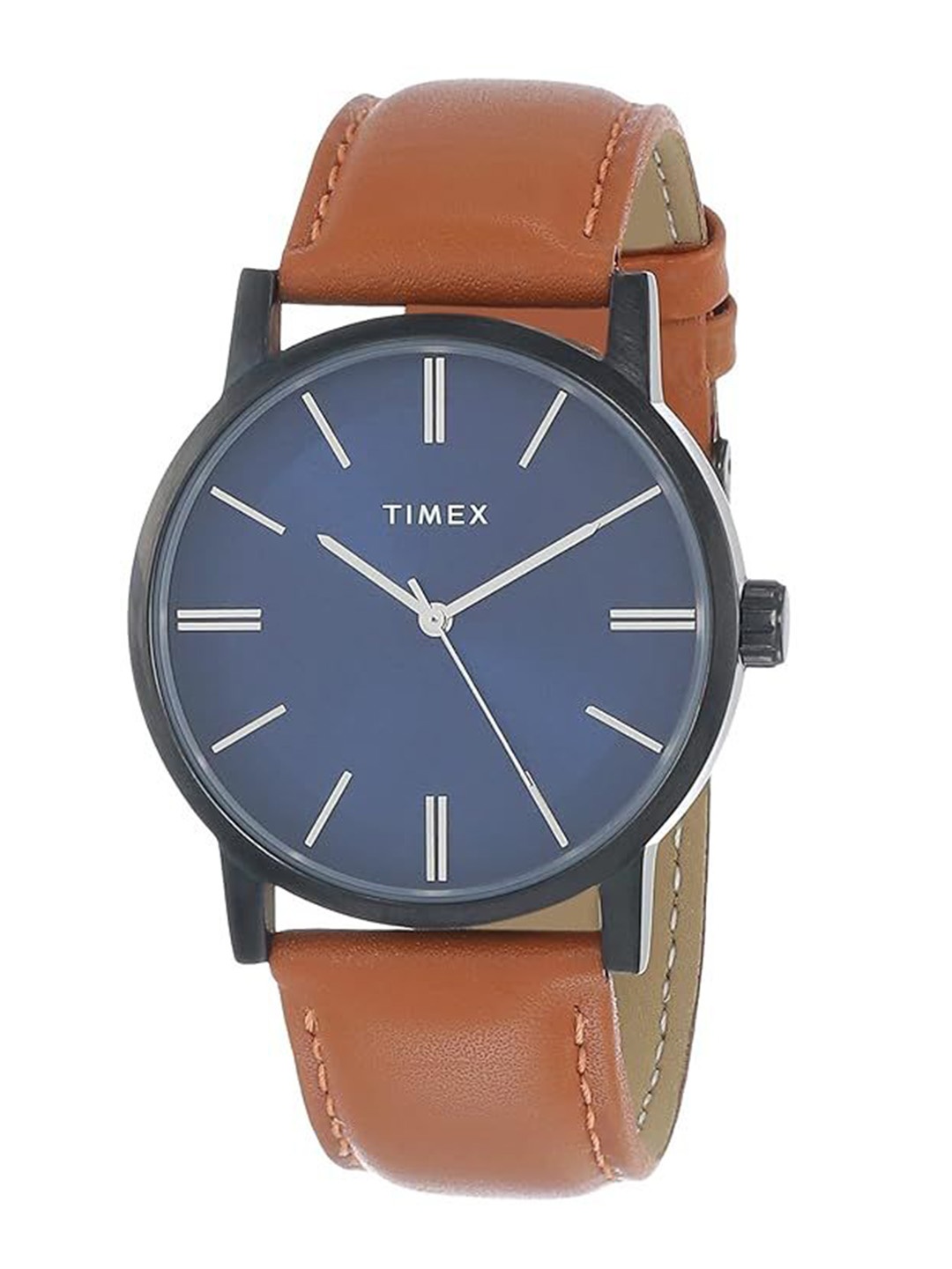 

Timex Men Brass Dial & Leather Straps Analogue Watch TWHG35SMU04, Tan