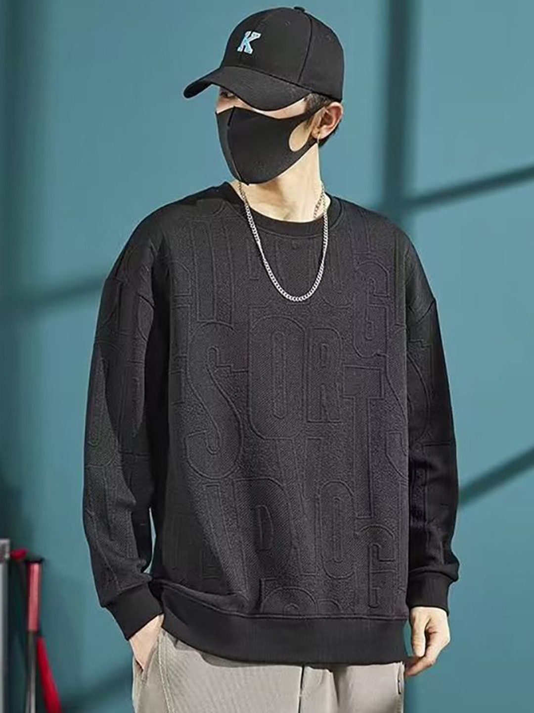 

StyleCast x Revolte Men Sweatshirt, Black
