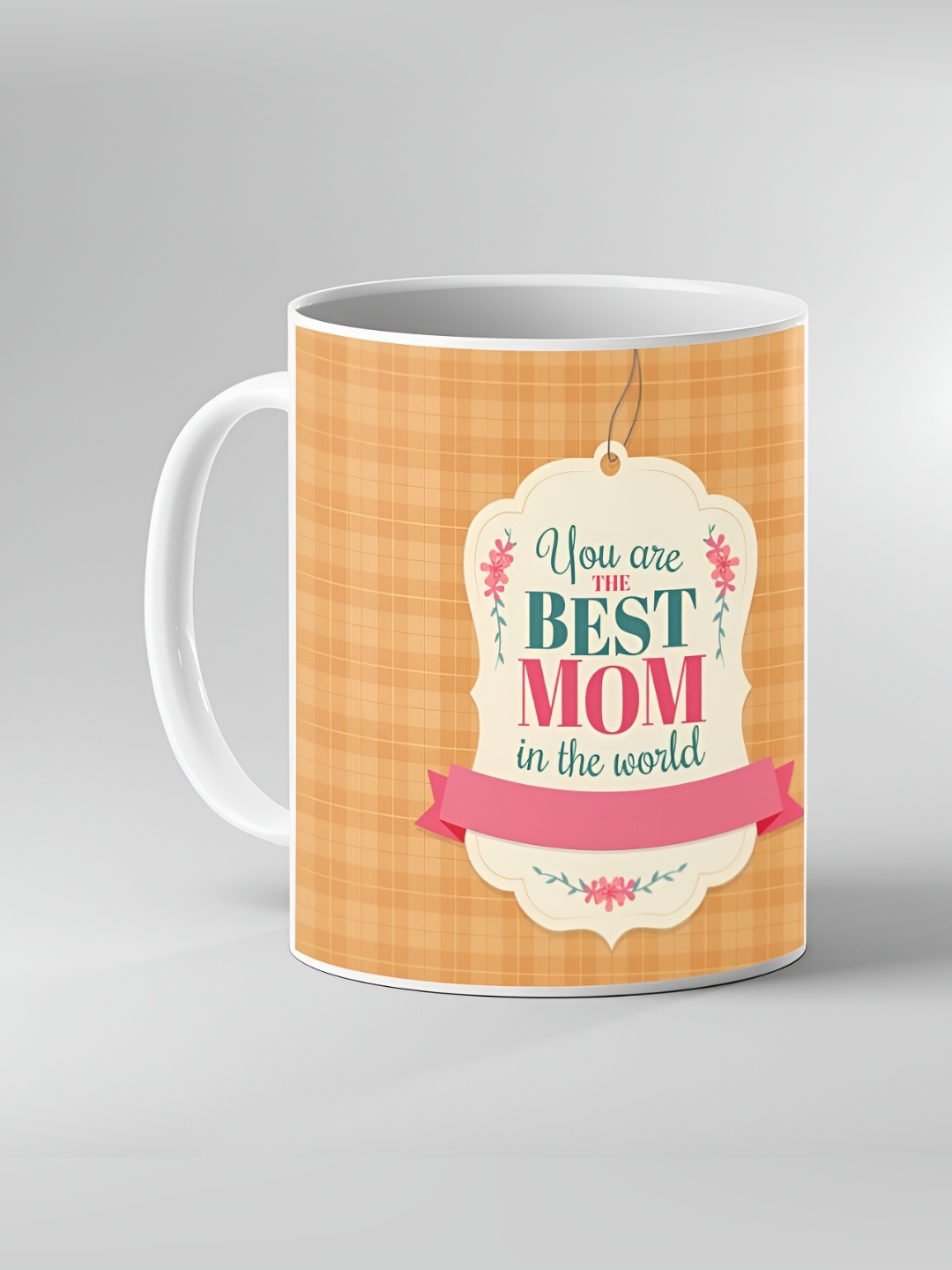 

Keviv White & Yellow Text or Slogans Printed Ceramic Glossy Mugs 325 ml