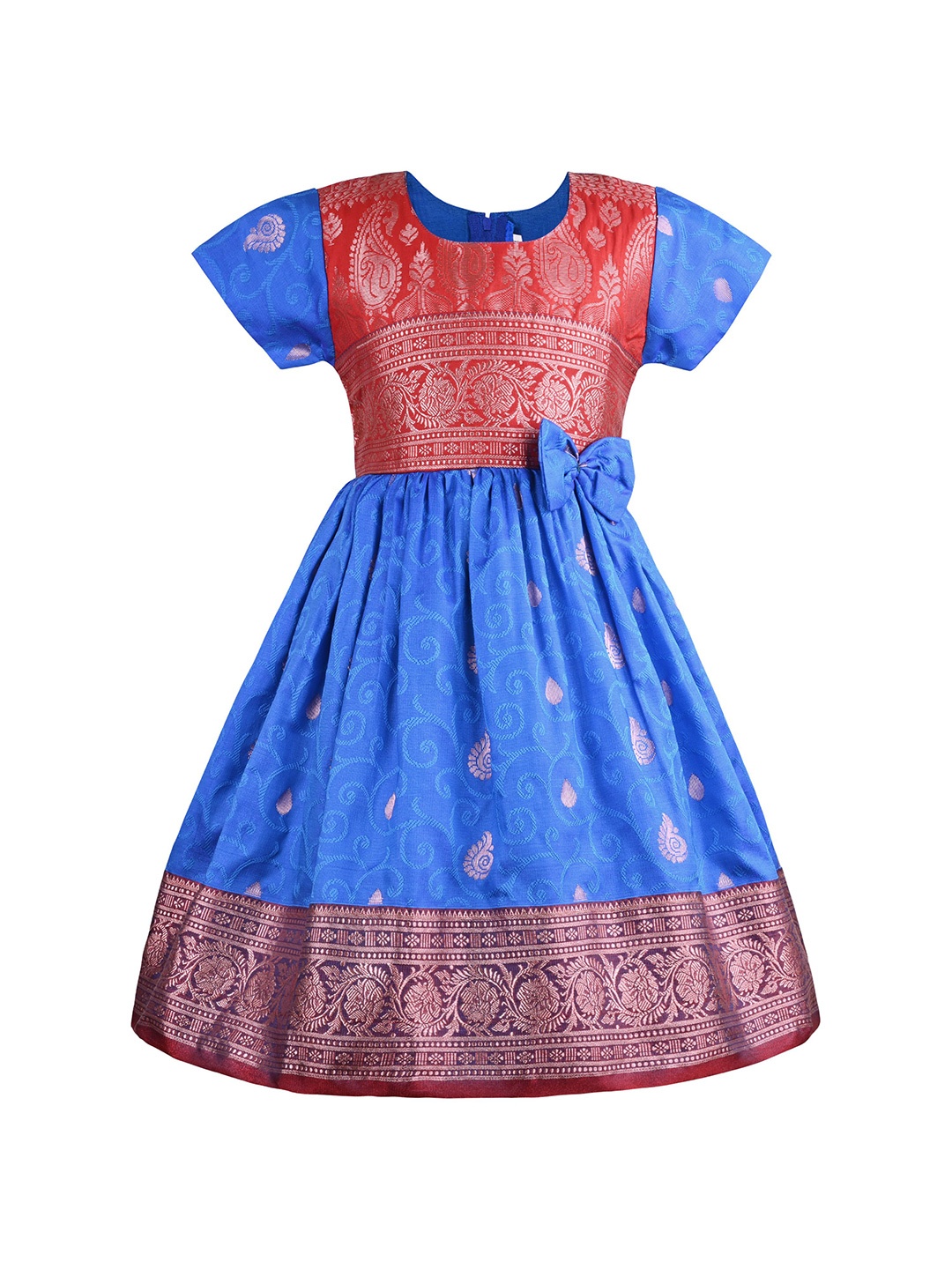 

Wish Karo Girl Fit & Flare Dress, Blue