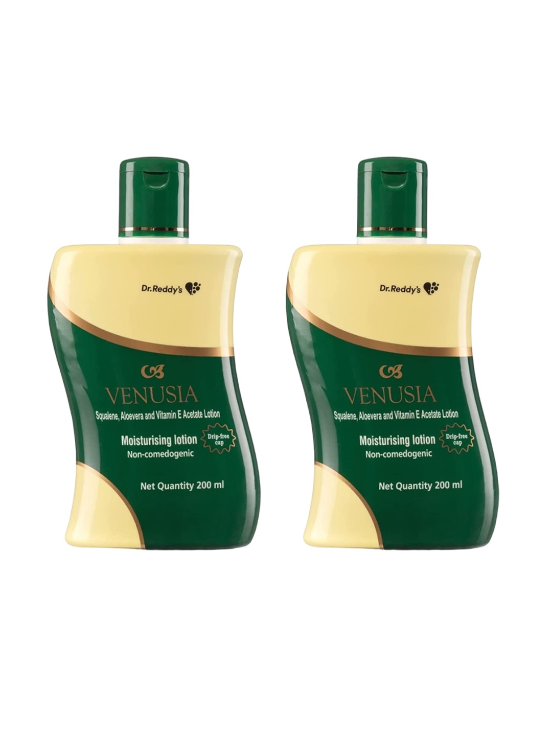 

Venusia Set Of 2 Dr.Reddy's Moisturizing Lotion-200 ml Each, White