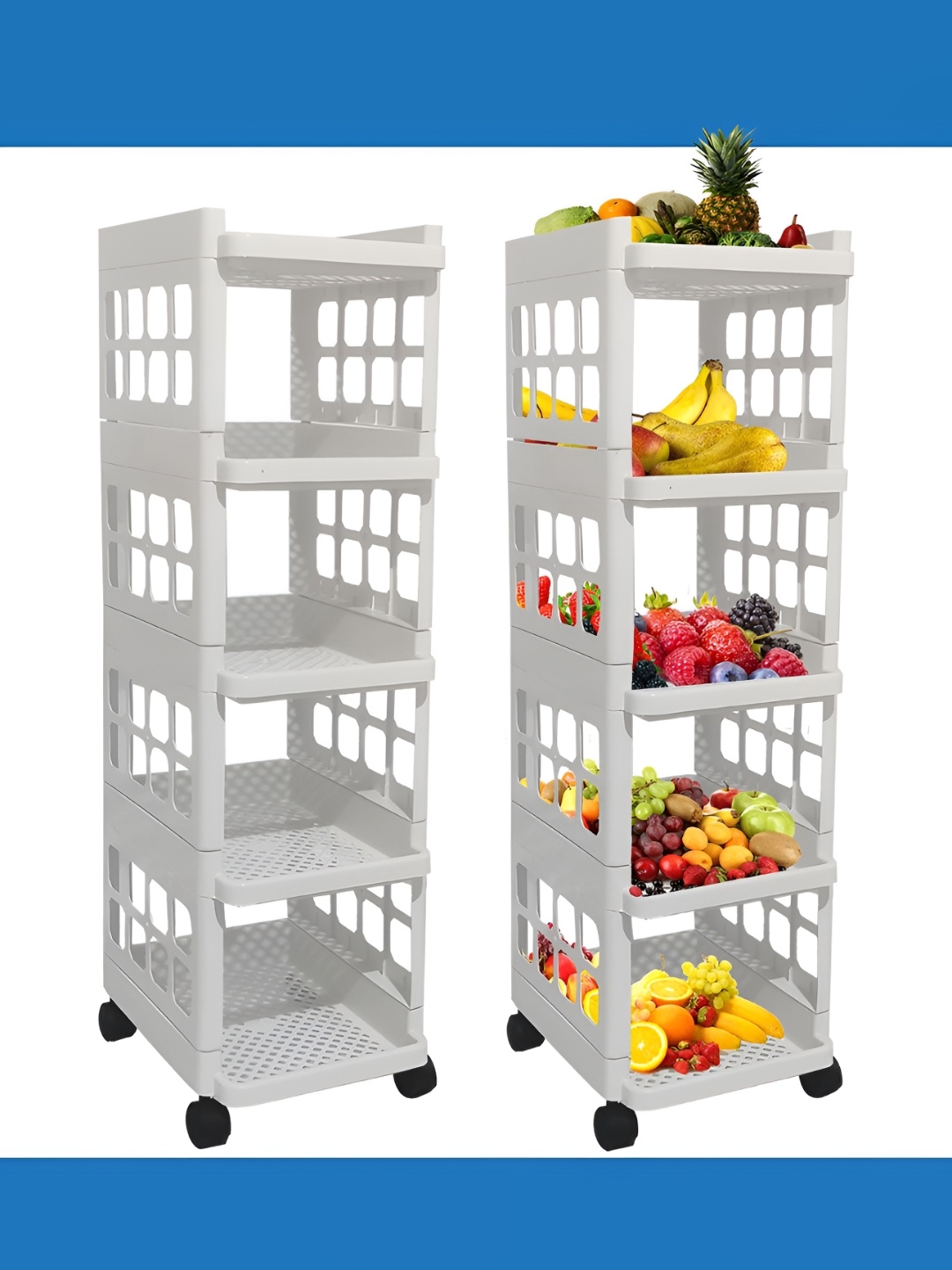 

Urban Choice White 5 Tier Organisers