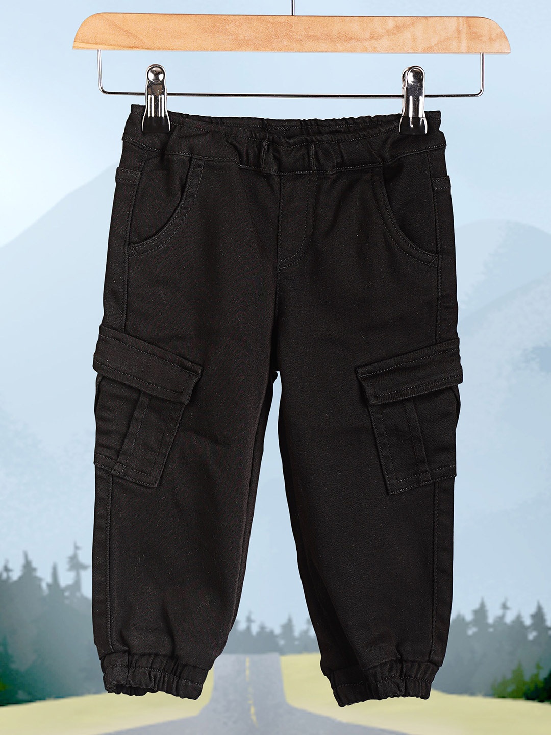 

HERE&NOW Boys Jogger Jeans, Black