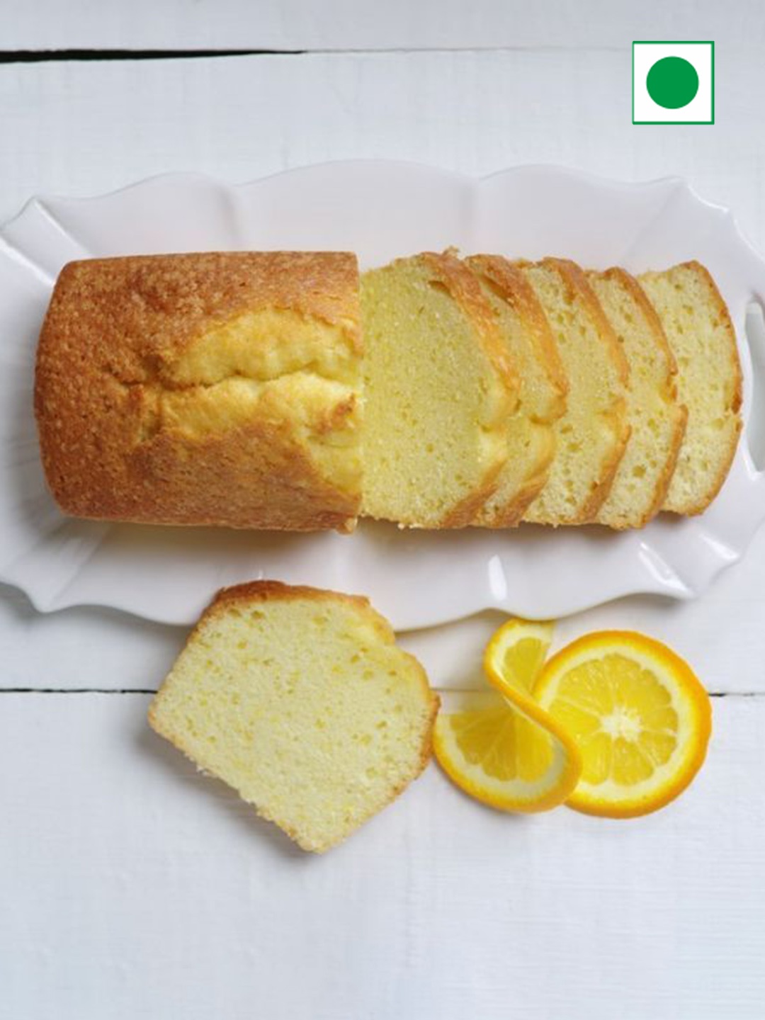 

choko la Orange Flavour Eggless Tea Cake - 300 gm, Yellow