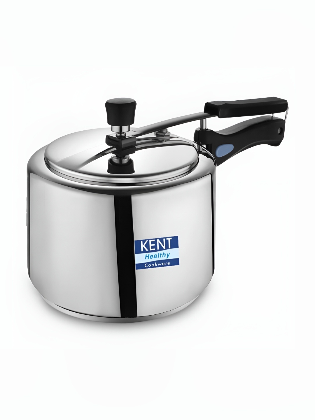 

Kent Silver-Toned Stainless Steel Easy to Clean Pressure Cooker 3L