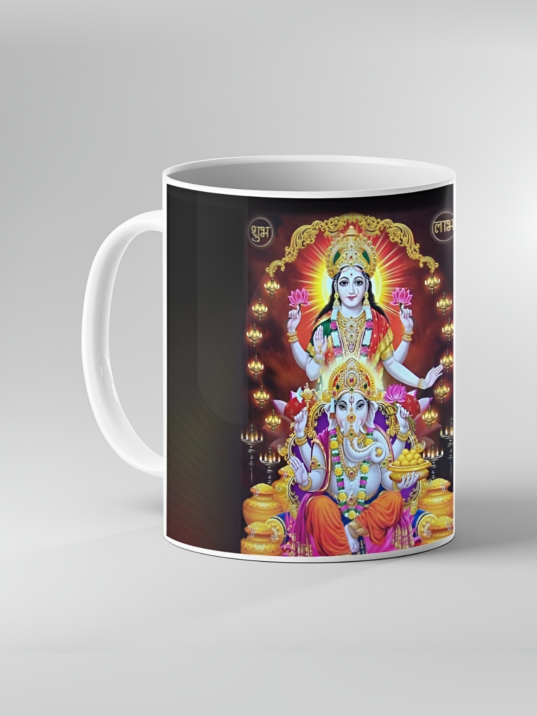

Keviv White & Black Text or Slogans Printed Ceramic Glossy Mugs 325 ml