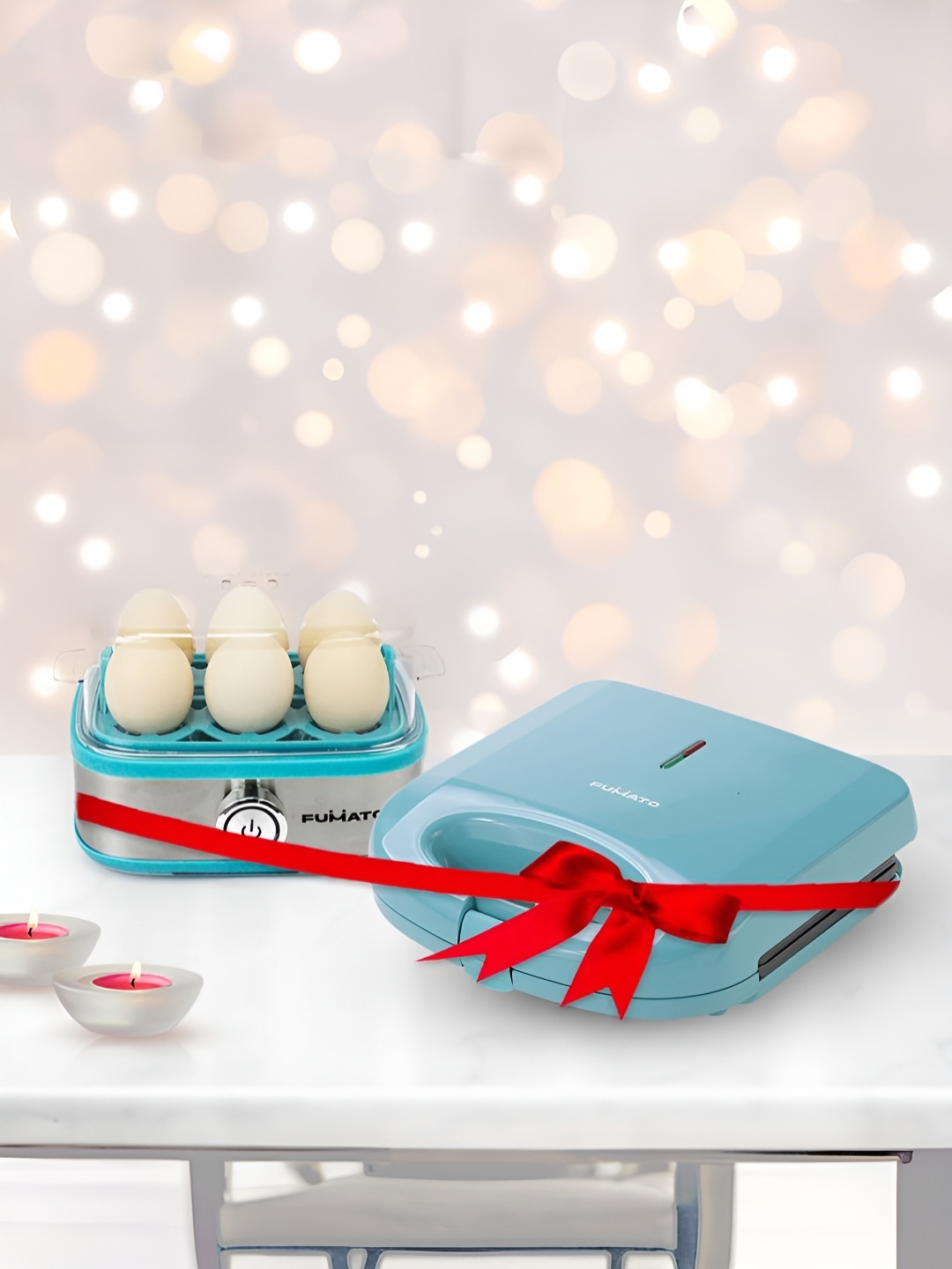

The Better Home Fumato Blue 2 Pieces Aluminium 3 In 1 Sandwich Maker & Egg Maker