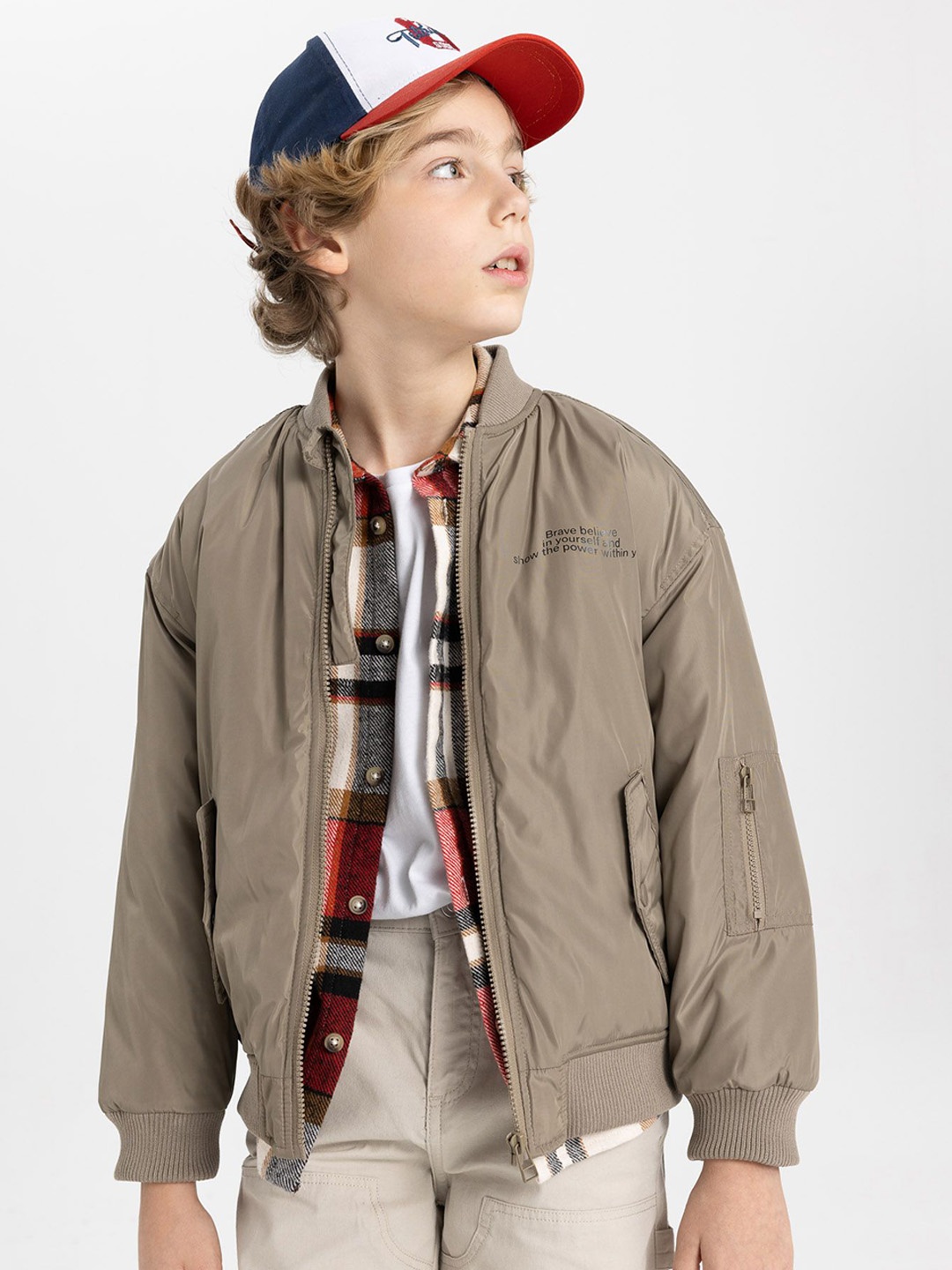 

DeFacto Boys Bomber Jacket, Na