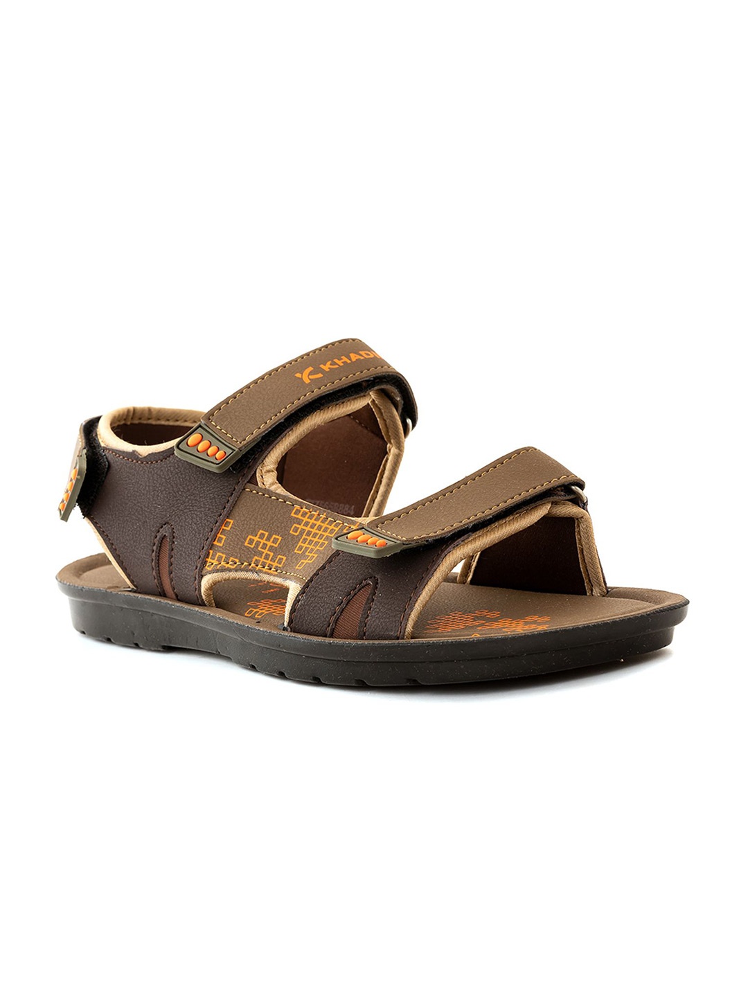 

Khadims Men Floaters Kitto Sandals, Brown