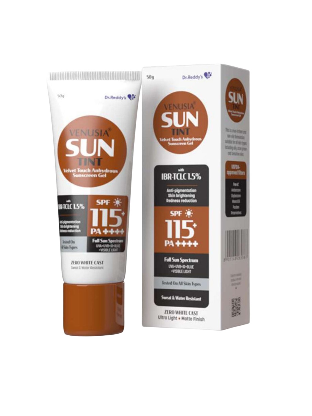 

Venusia Tinted sunscreen SPF 115 - 50 ml, White