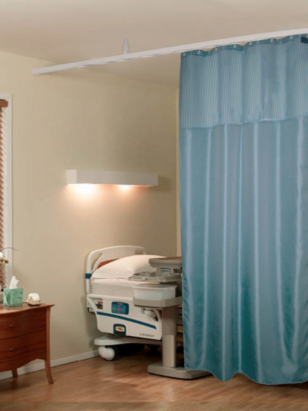 

Lushomes Blue Striped Clinic Curtains