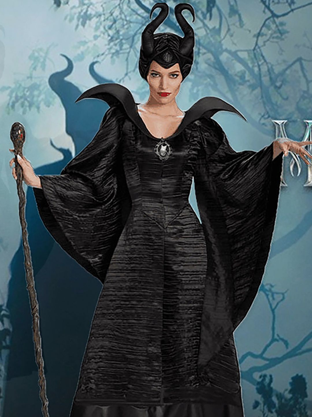 

Little Surprise Box LLP Curse Witch Halloween Costume Dress, Black