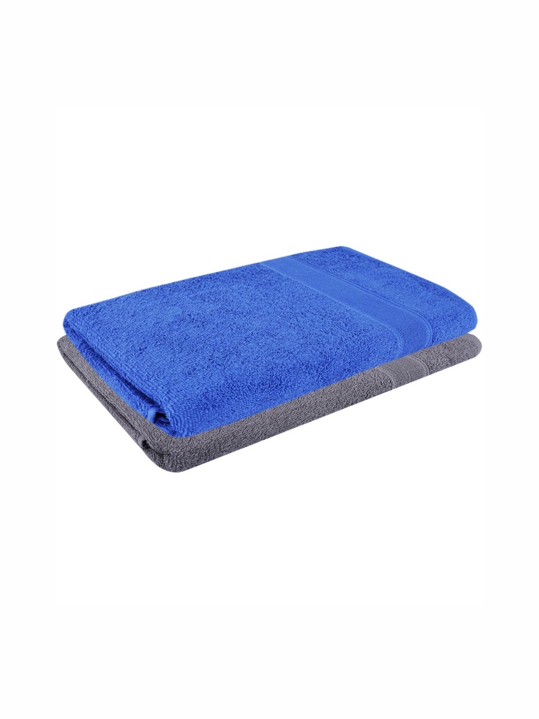 

Dollar Blue & Grey 2 Pieces Cotton 400 GSM Bath Towels