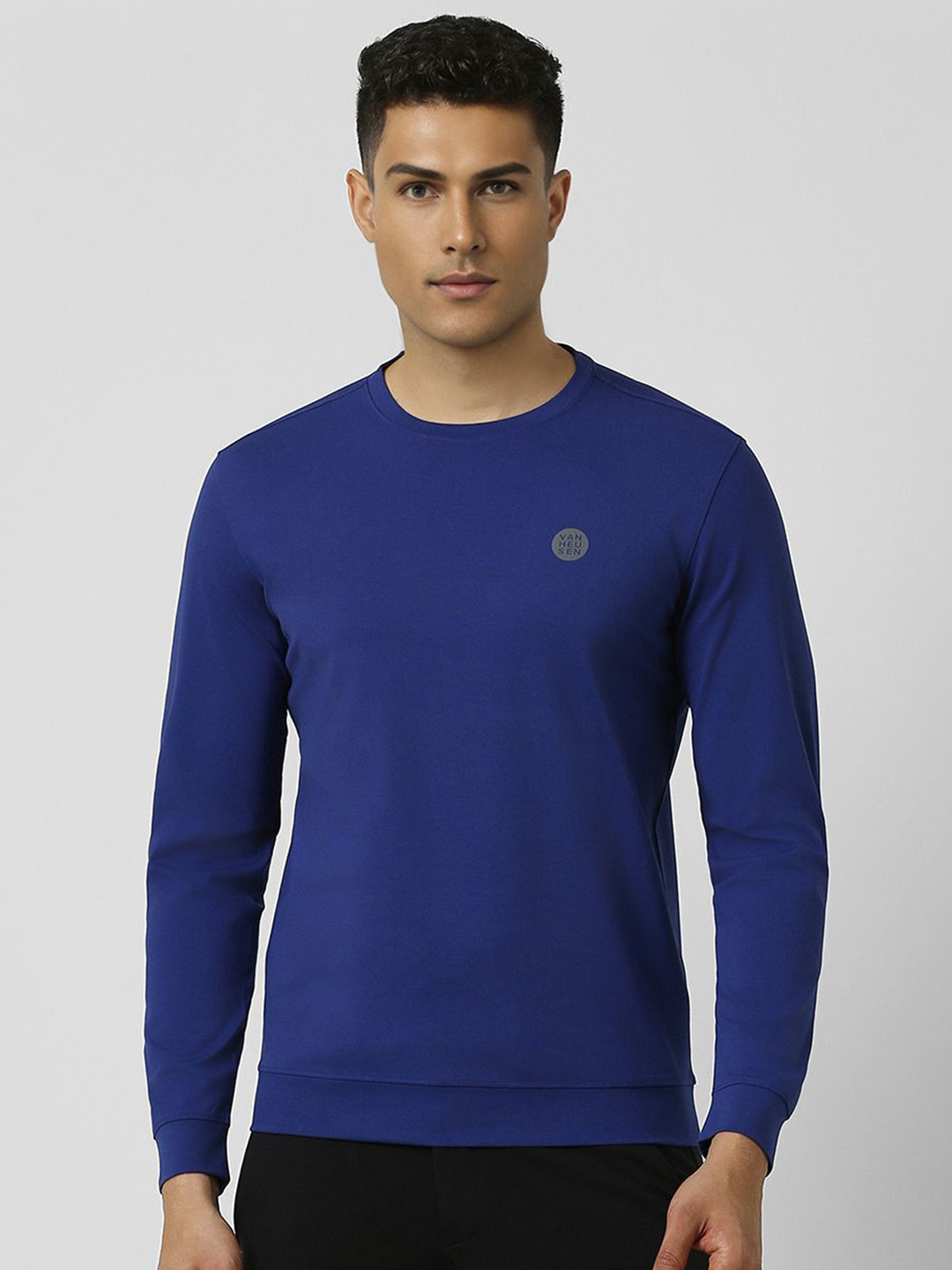 

Van Heusen Flex Men Pullover Sweatshirt, Blue