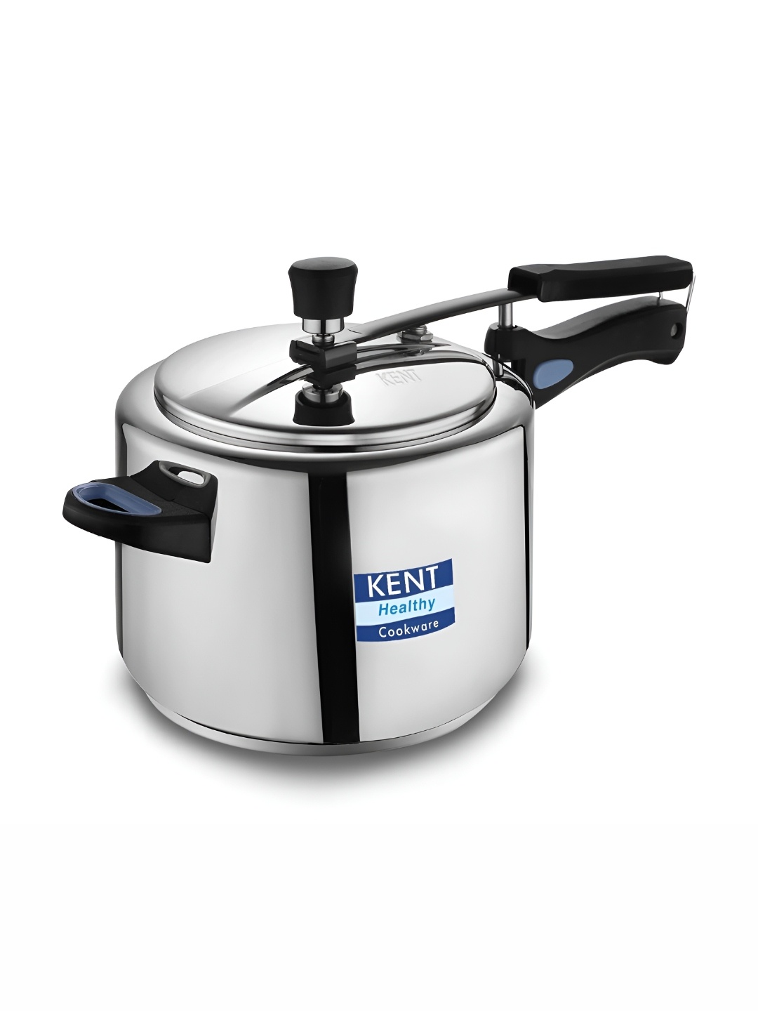 

Kent Silver-Toned Stainless Steel Easy to Clean Pressure Cooker 5L