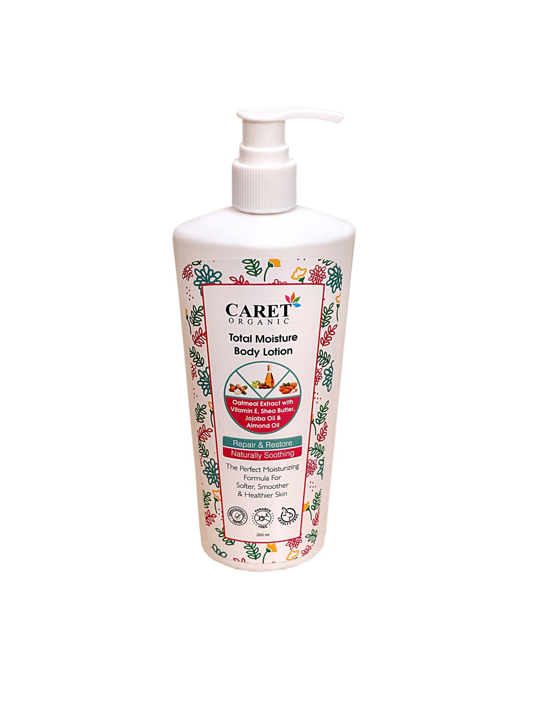 

CARET ORGANIC Total Moisture Repair & Protection Body Lotion-200 ml, White