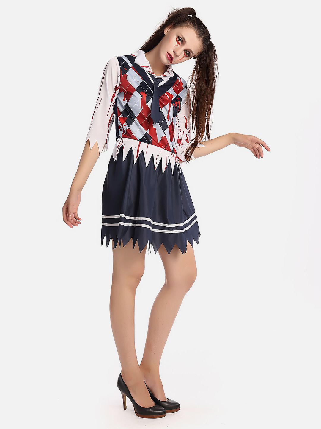 

Little Surprise Box LLP Haunted Student Adults Halloween Costume Dress Up, White